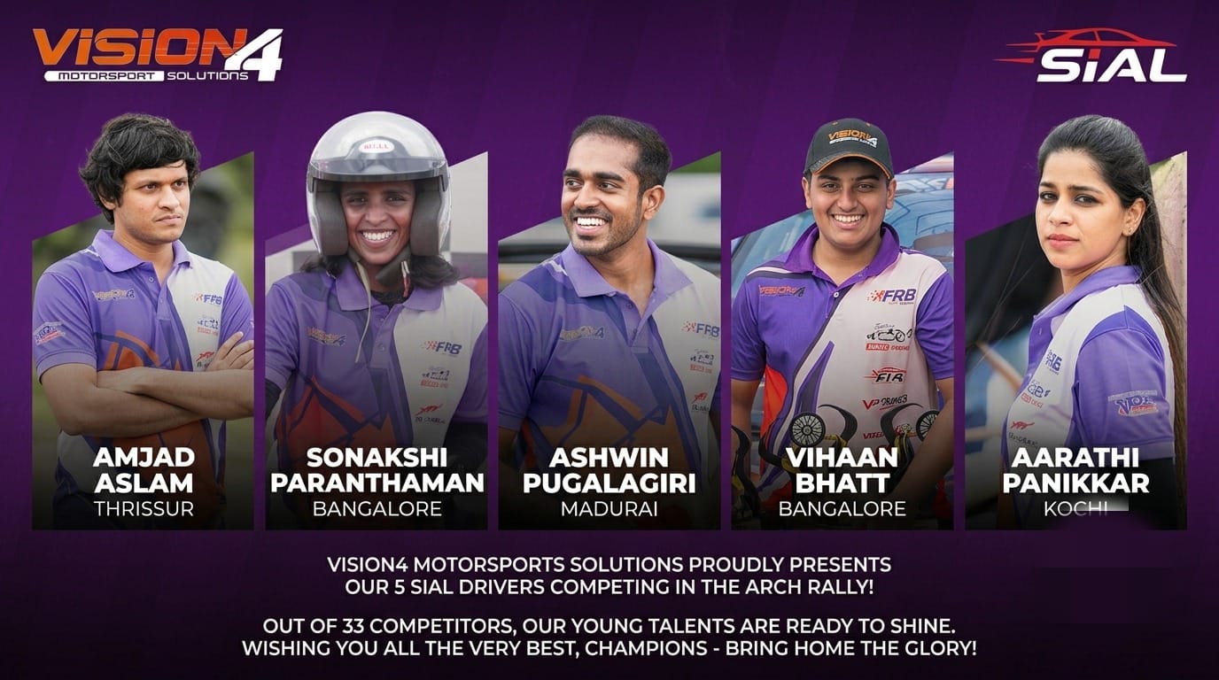 Vision4 Proudly Presents Five SIAL Season 1 Drivers for ARCH Rally