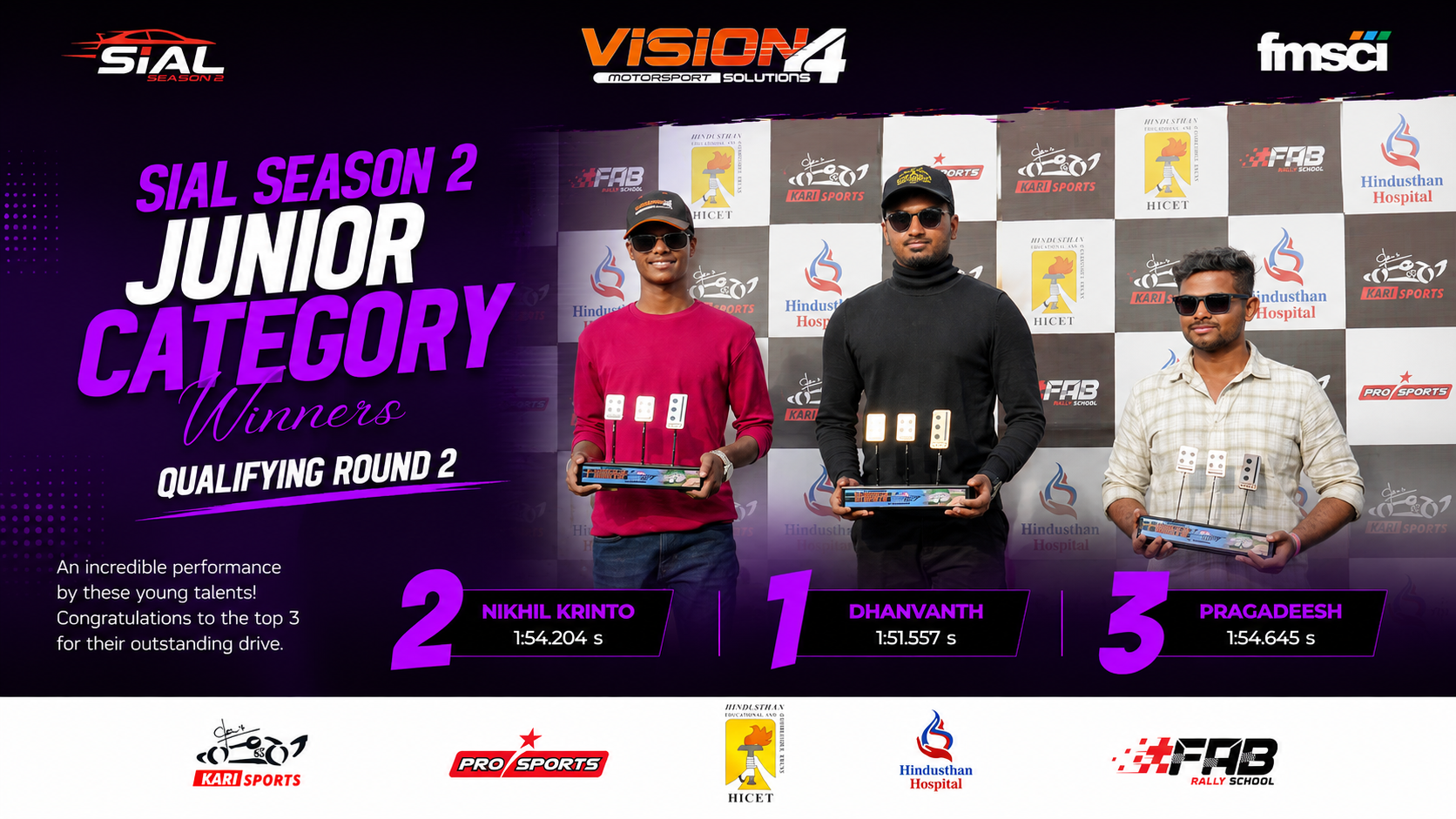 SIAL Season 2 Junior Category Qualifying Round 2 Witnesses Another Close Battle