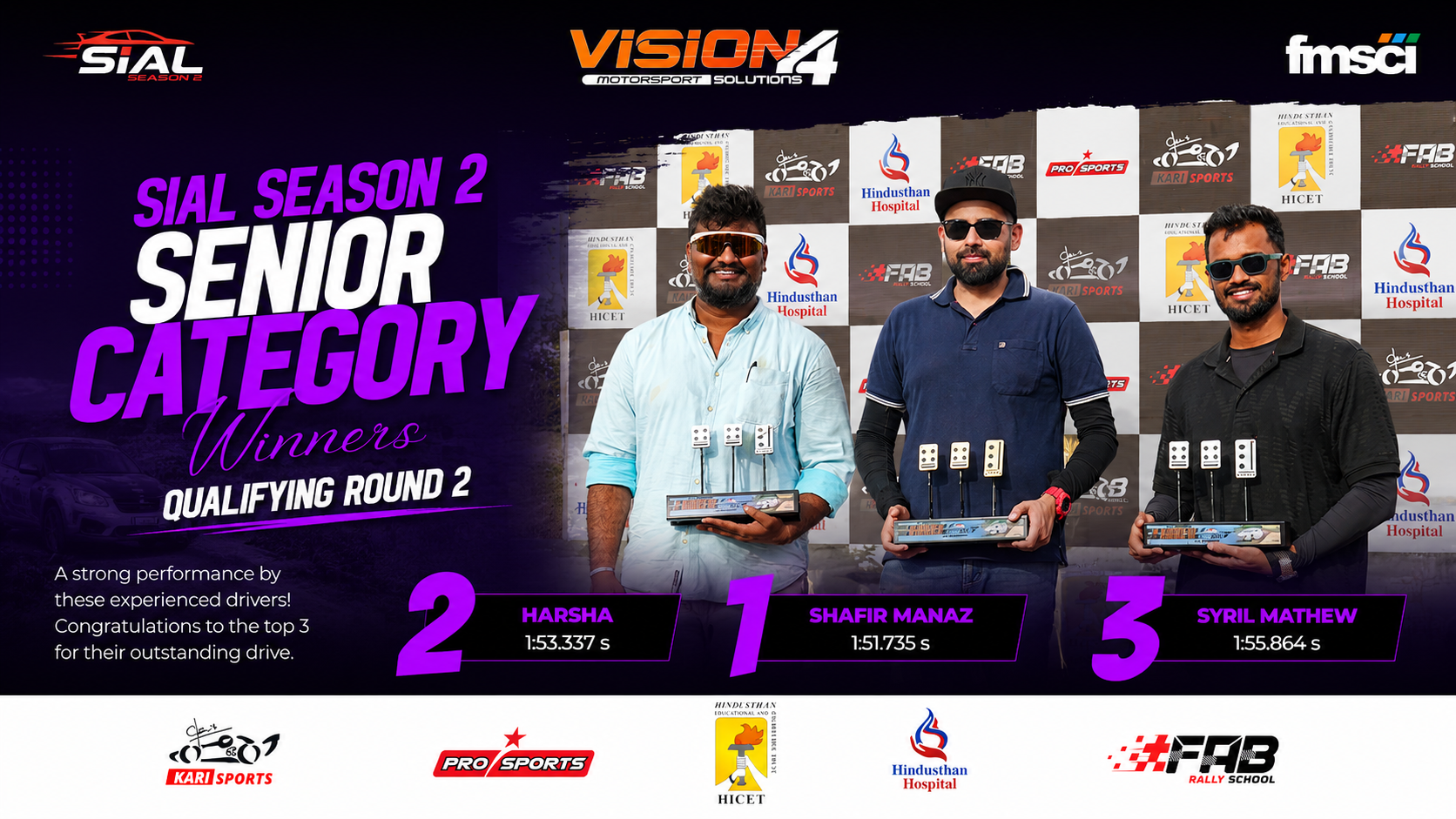 SIAL Season 2 Senior Category Qualifying Round 2 Sees Tighter Battle for the Podium